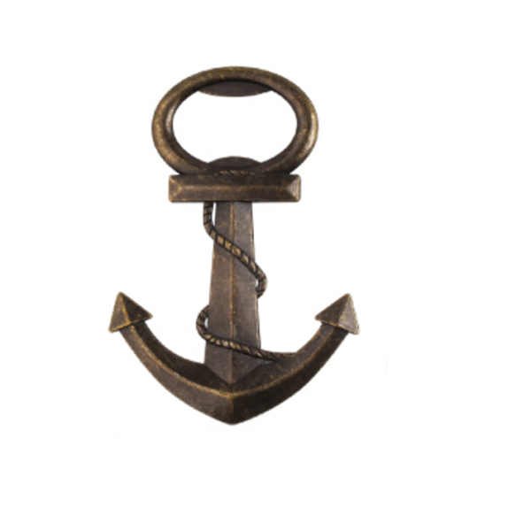 3D European spearhead shaped Metal Zinc alloy antique branded beer Bottle Openers - Image 2