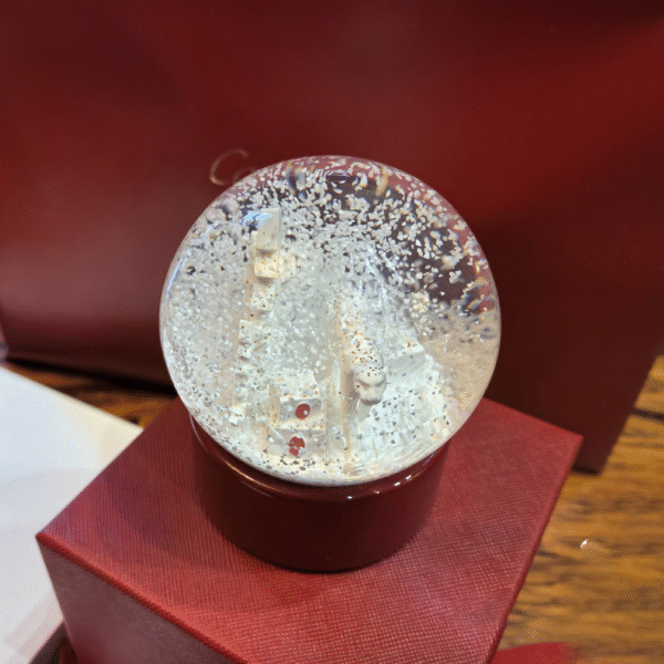 Customizable Luxury Snow Globe with Marble Base Resin Crafts by Brand House Manufacturers Custom Printed Snow Globes - Image 3