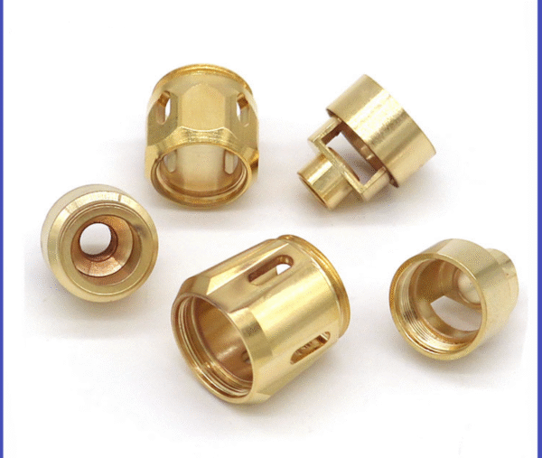 Hardware Components CNC 5-Axis Brass Machining and Precision Engraved Axle Parts