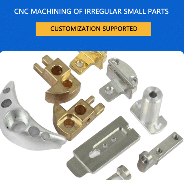 CNC Precision-Engraved Hardware Miniature Brass Turned Parts and Custom Irregular Components - Image 2