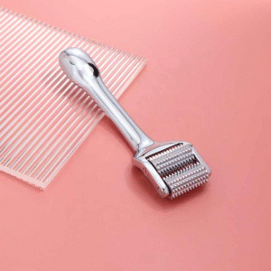 Skin Care Tool Gym Sculpting Ice Cooling Face and Body Anti-aging Metal Spiked Facial Skin Derma Roller