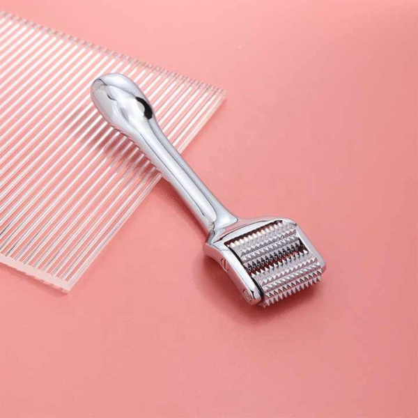 Skin Care Tool Gym Sculpting Ice Cooling Face and Body Anti-aging Metal Spiked Facial Skin Derma Roller