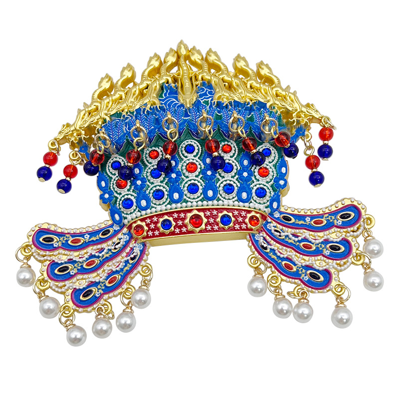 New Factory-Created Cultural Relic Series Crown-Shaped Zinc Alloy Magnetic Fridge Magnet